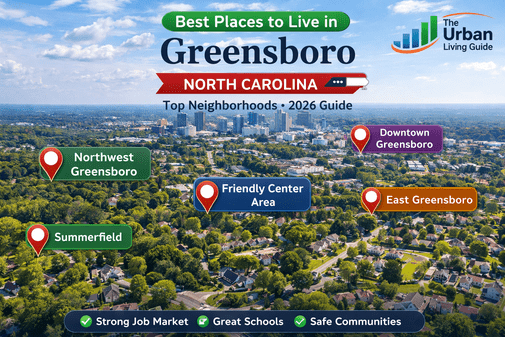 Best Neighborhoods in Greensboro, North Carolina & Best Places to Live Guide