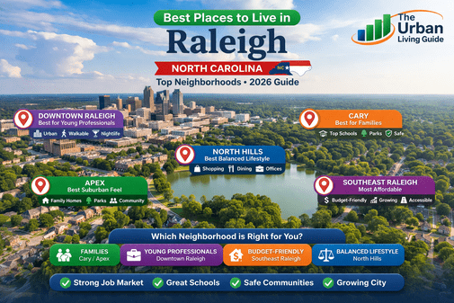 Best Neighborhoods in Raleigh, North Carolina & Best Places to Live Guide