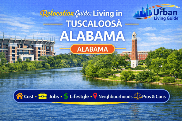 Relocation Guide Living in Tuscaloosa, Alabama – Cost, Jobs & Lifestyle 2026