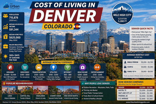 Cost of Living in Denver, Colorado – Complete Budget Guide