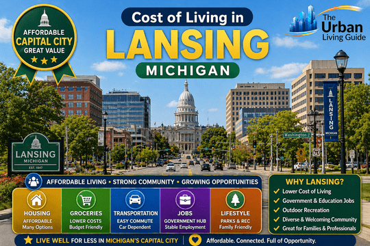 Cost of Living in Lansing, Michigan – Full Expense Breakdown