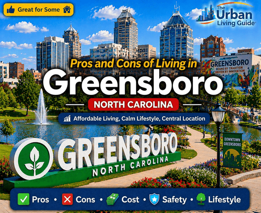 Calm & Affordable Living – Pros and Cons of Living in Greensboro, North Carolina