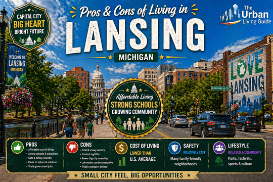 Guide for Pros and Cons of Living in Lansing, Michigan in