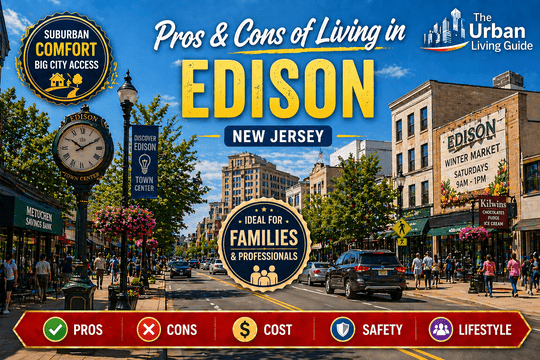 pros and cons of living in Edison