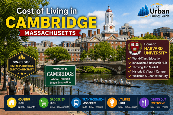 The Real Cost of Living in Cambridge, Massachusetts– Budget Breakdown