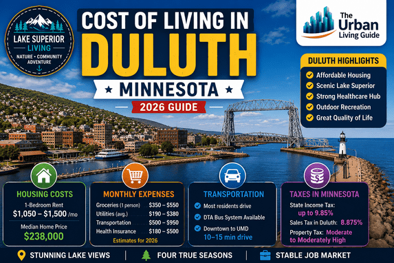 Cost of Living in Duluth, Minnesota – Breakdown