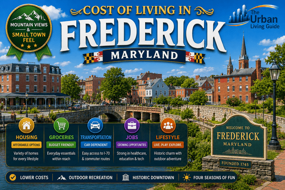 Cost of Living in Frederick, MD in Is Frederick Expensive