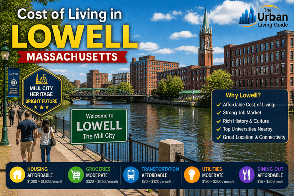 The Real Cost of Living in Lowell, Massachusetts – Budget Breakdown