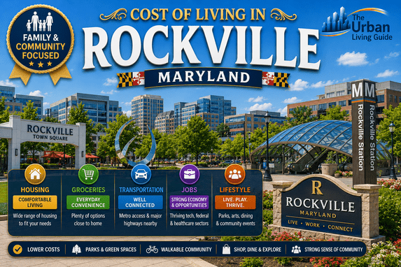 Cost of Living in Rockville, MD Montgomery County Expenses