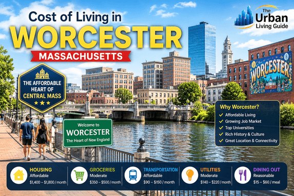 New England's Underrated City - Cost of Living in Worcester, Massachusetts