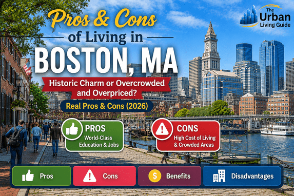 pros and cons of living in boston ma