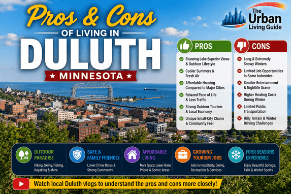 Pros and Cons of Living in Duluth Near Lake Superior