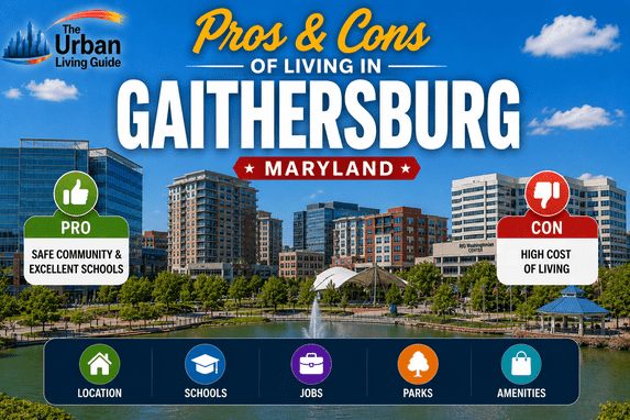 Pros and Cons of Living in Gaithersburg, MD Biotech Suburb