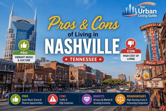 Music City Reality Check — Pros and Cons of Living in Nashville, TN