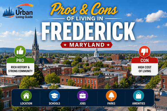 pros and cons of living in Frederick