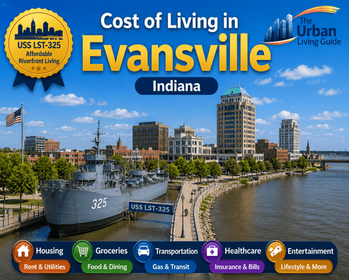 Cost of Living in Evansville, IN
