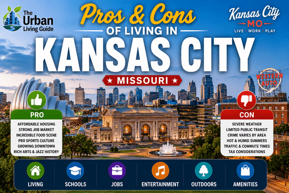Pros and Cons of Living in Kansas City in Near America’s Barbecue Capital