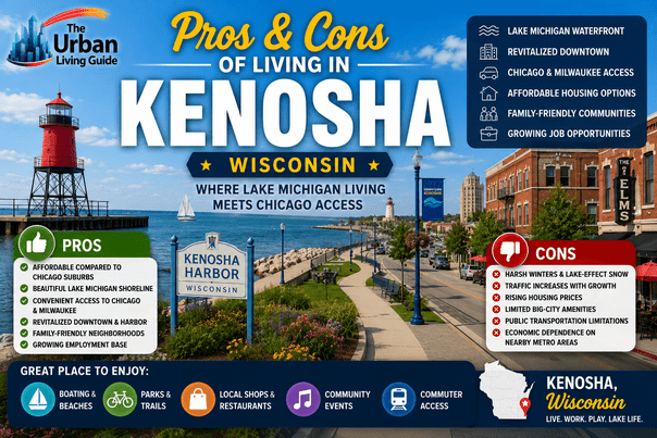 Pros and Cons of Living in Kenosha Where Lake Michigan Living Meets Chicago Access
