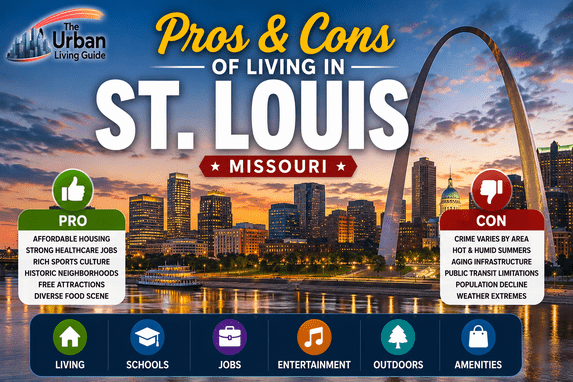Pros and Cons of Living in St. Louis in Near the Gateway Arch